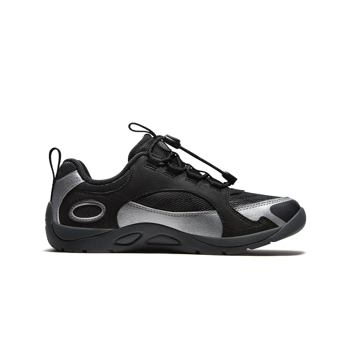 Детские уличные кроссовки с шнуровкой FILA KIDS, Shadow Black Gray/Black — фото 3