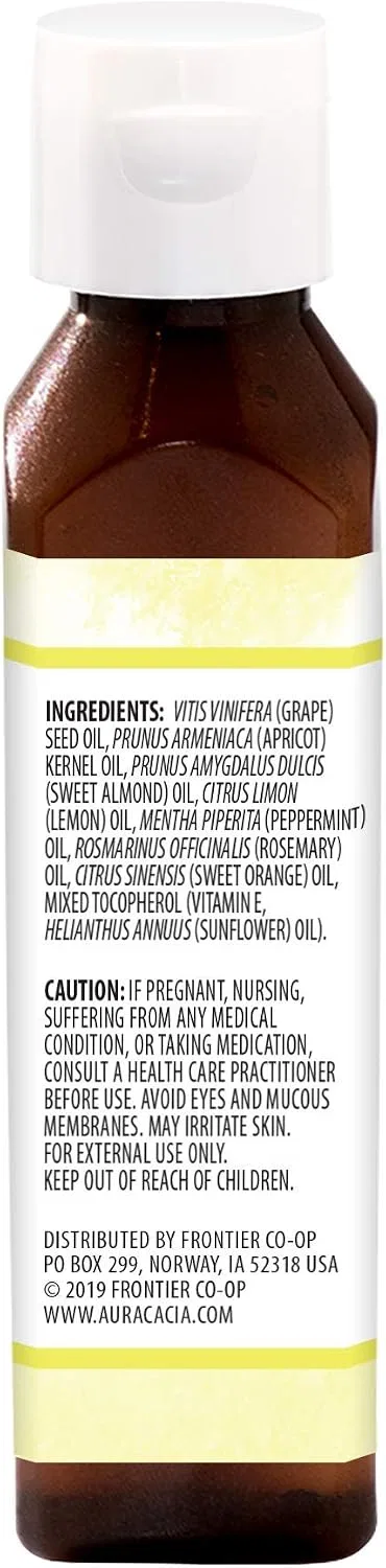 Ароматерапевтическое масло для тела Energizing Lemon, Aura Cacia, 118 мл — фото 3