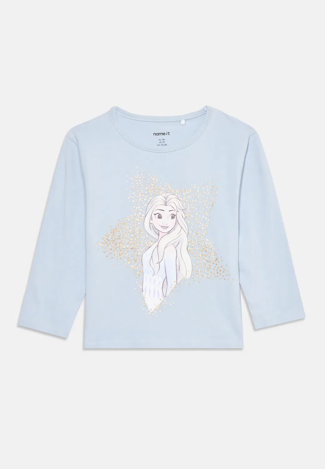 Nmfsoma frozen ls nreg top wdi - long sleeved top Name It, Blue — фото 3