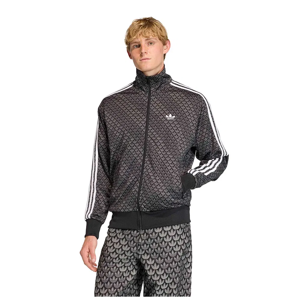 Мужской свитшот с принтом Firebird Loose Monogram Adidas Originals, Black