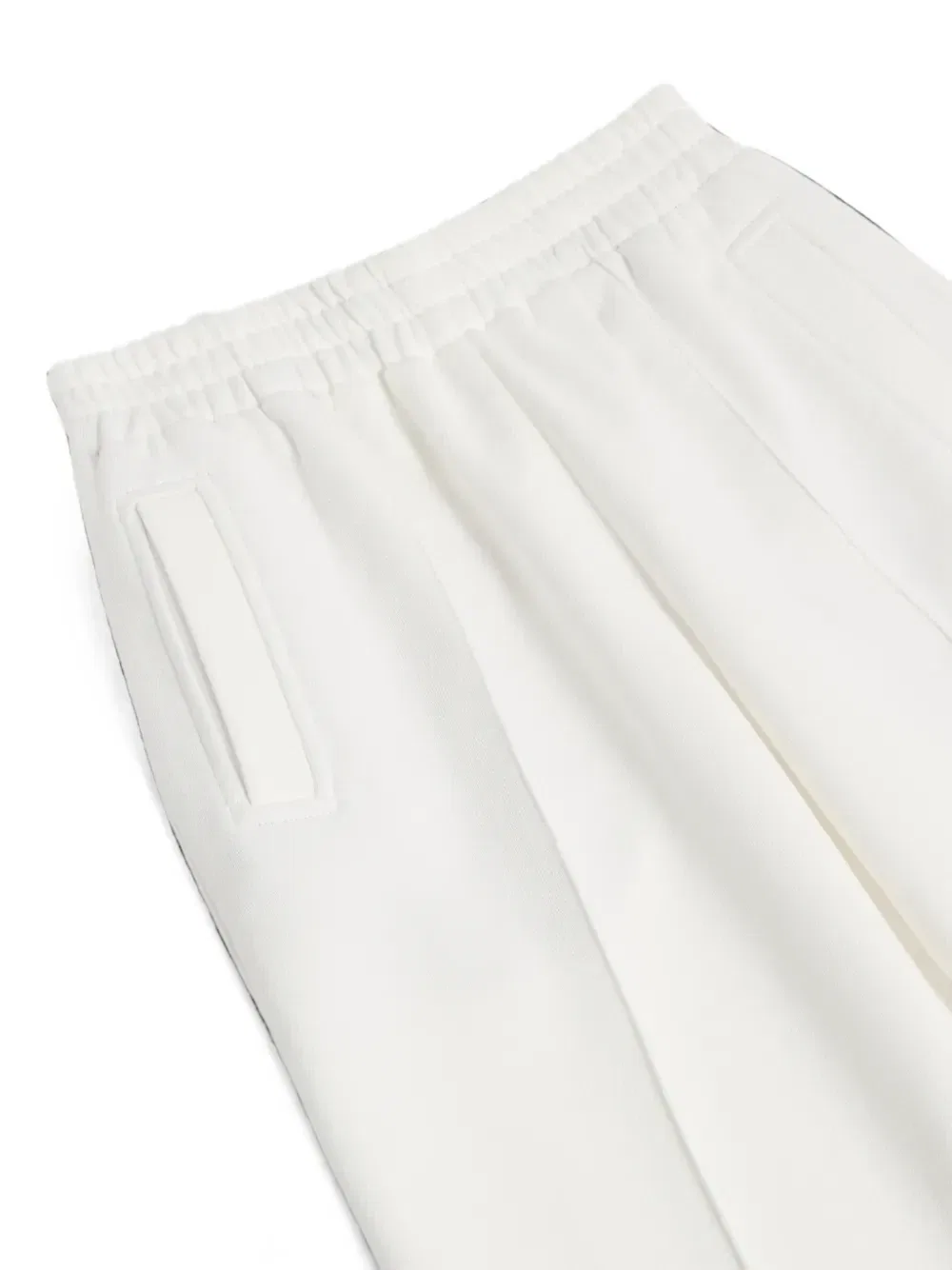 Махровые спортивные брюки с декором Crete Brunello Cucinelli Kids, бежевый — фото 3