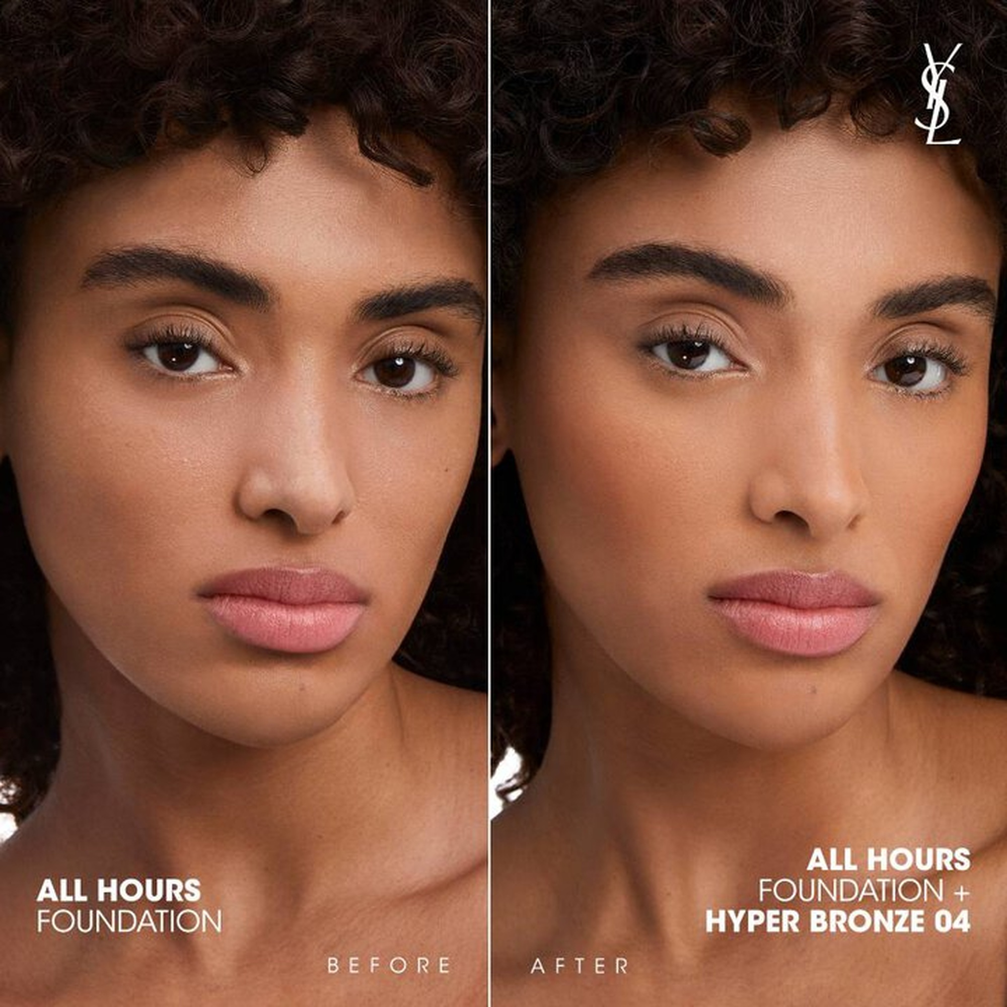 Пудра Yves Saint Laurent All Hours Hyper Bronze, оттенок 4, 8,5 г — фото 3