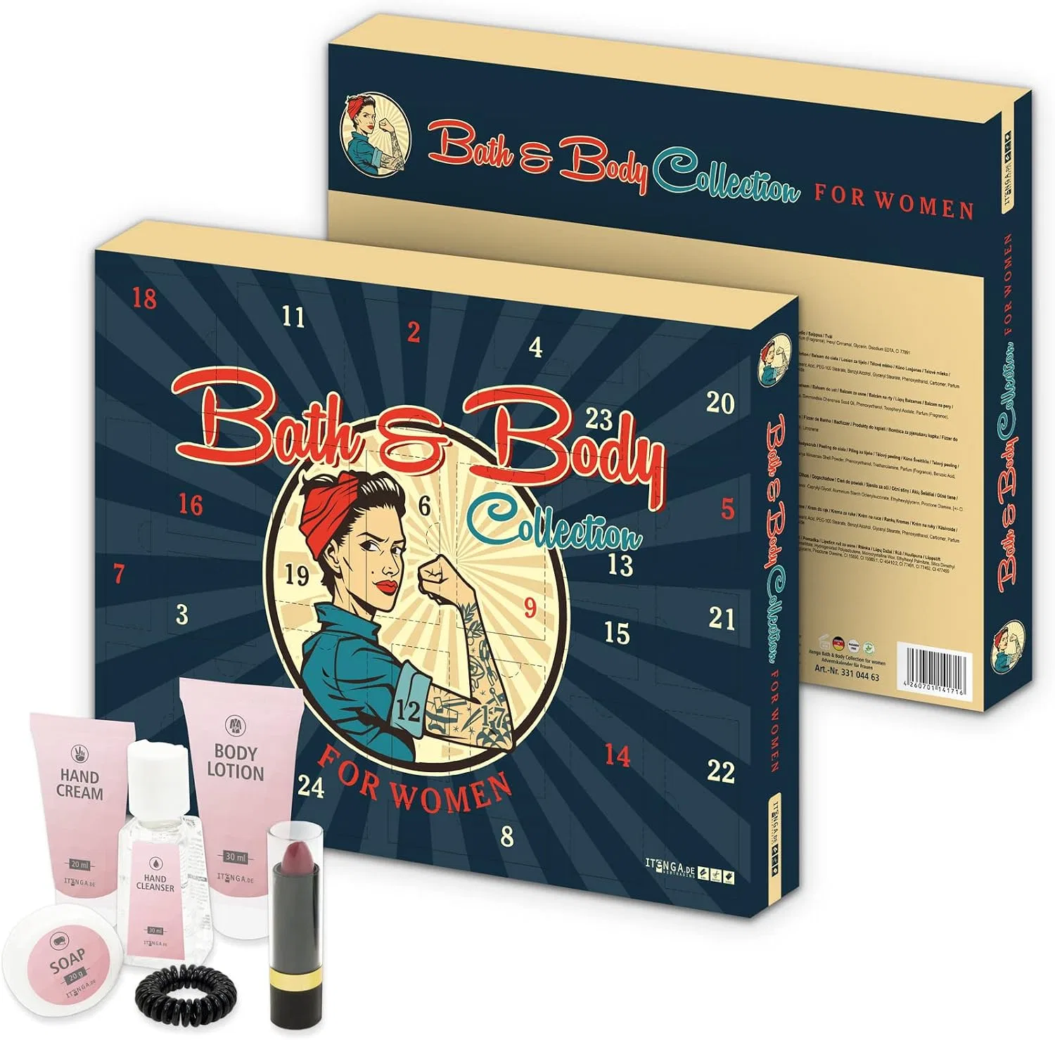 Адвент-календарь Bath & Body Collection, itenga, 24 предмета — фото 2