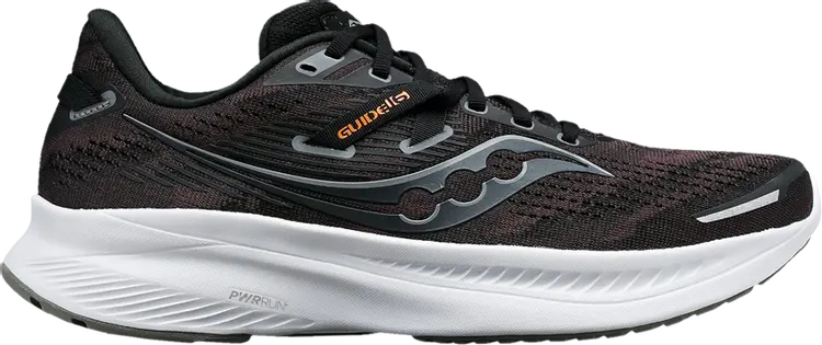

Кроссовки Saucony Wmns Guide 16 Wide Black Orange White, черный