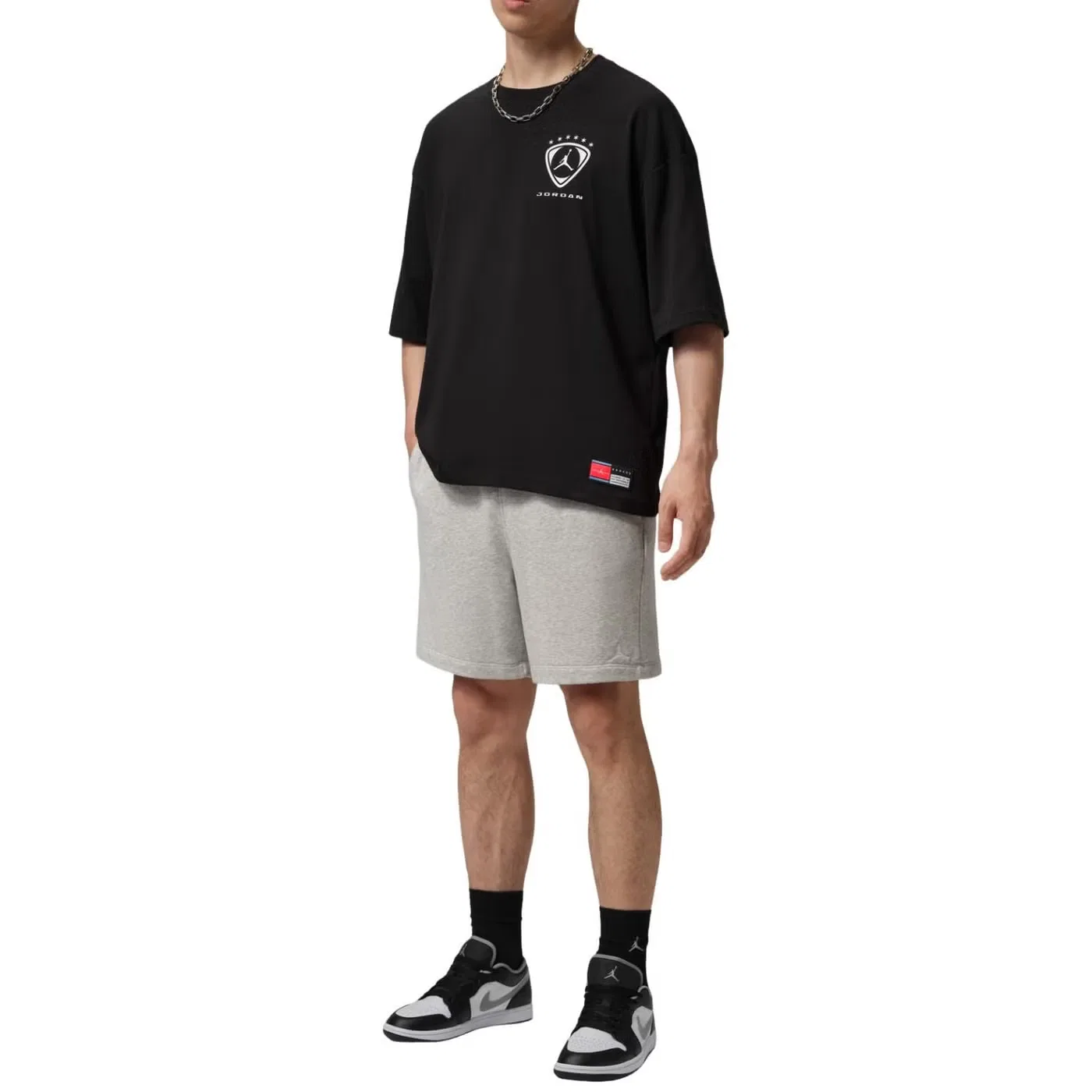 Футболка с принтом Air Brooklyn Jordan, черный — фото 3