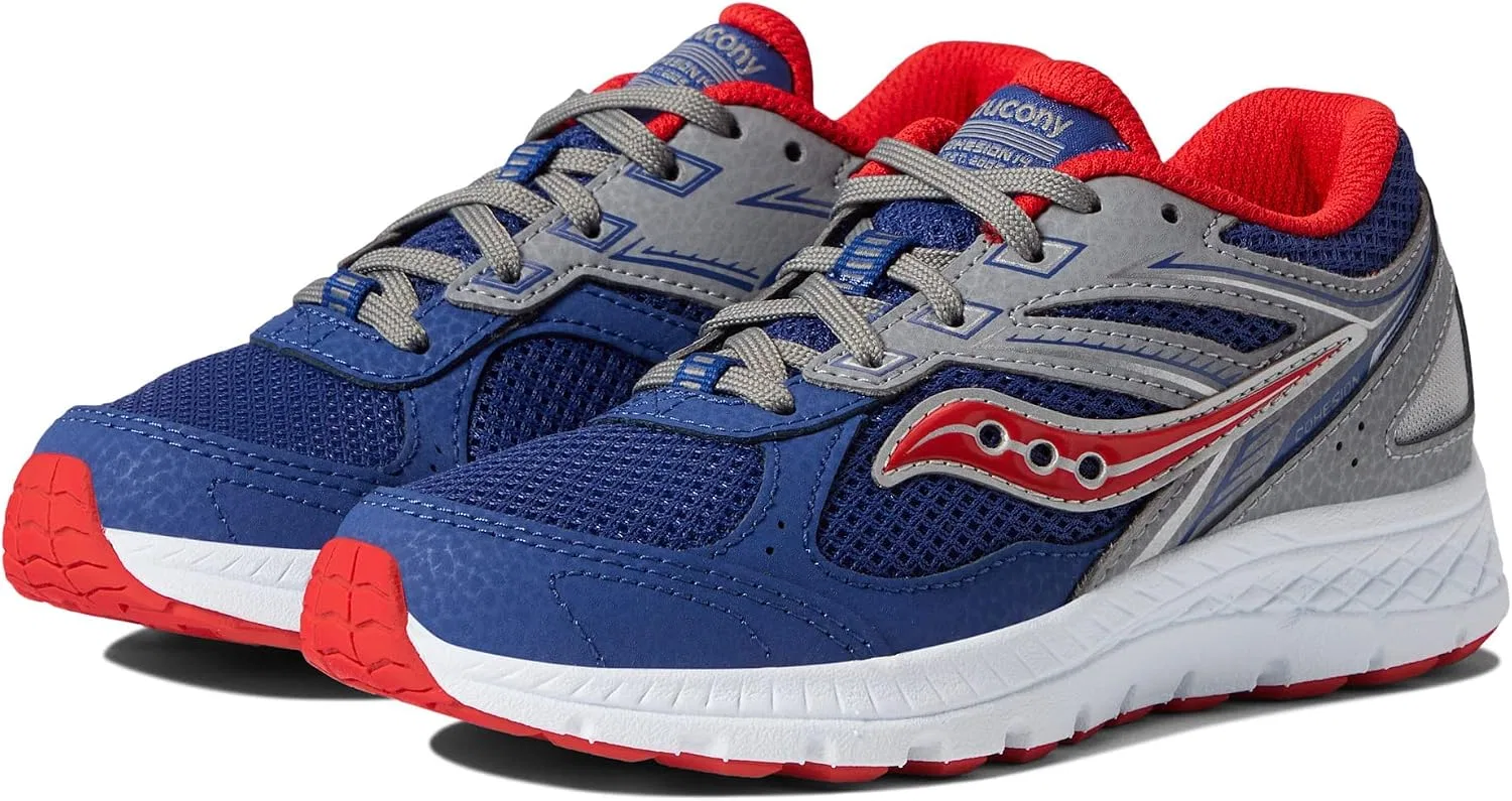 Детские беговые кроссовки для мальчиков Cohesion 14 LTT Saucony, Navy/Red — фото 3