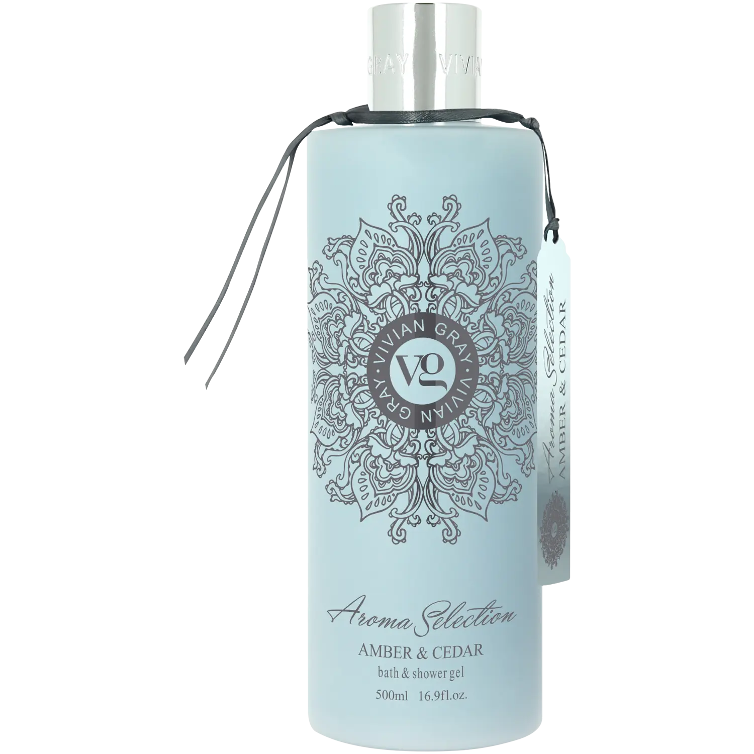 Vivian Gray Aroma Selection Amber & Cedar ароматный гель для ванны и душа, 500 мл — фото 2
