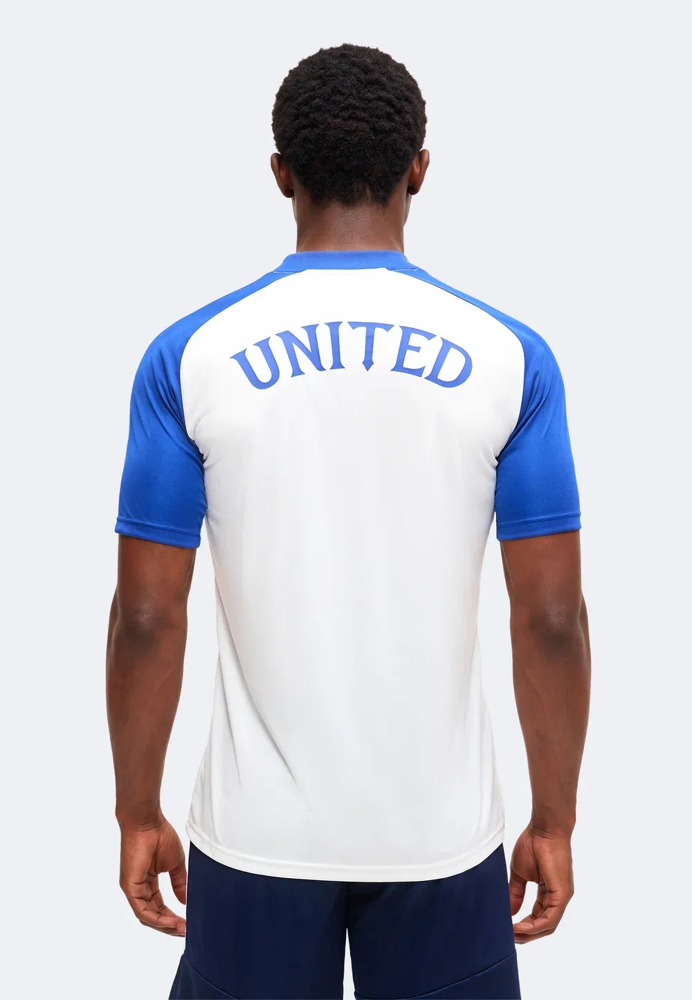 Предматчевая форма «Манчестер Юнайтед» 26/27 Adidas Originals, White/Team Royal Blue