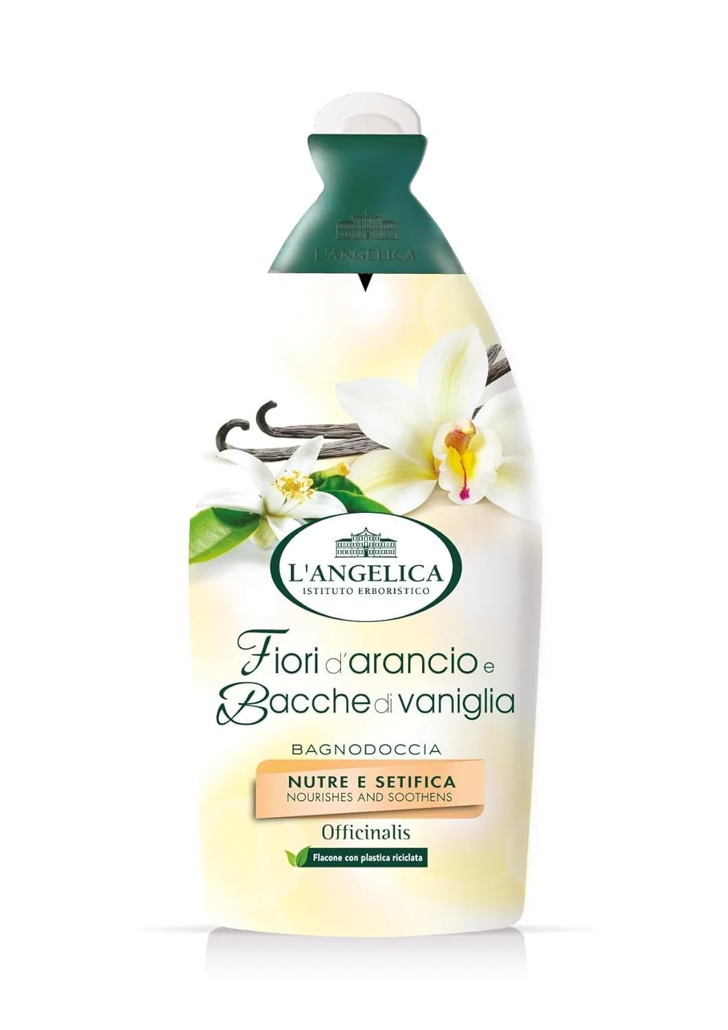 Гель для душа Orange Blossom and Vanilla Berries L'Angelica, 12 x 500 мл, Белый