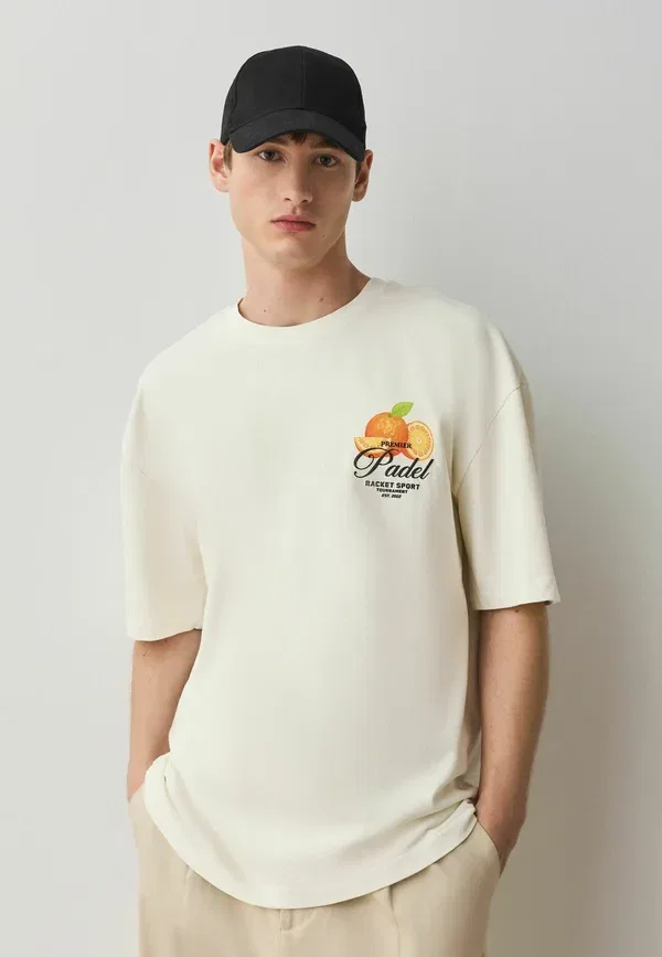 Футболка хлопковая Sports Graphic Licence T-shirt Next, White Padel, белый — фото 3