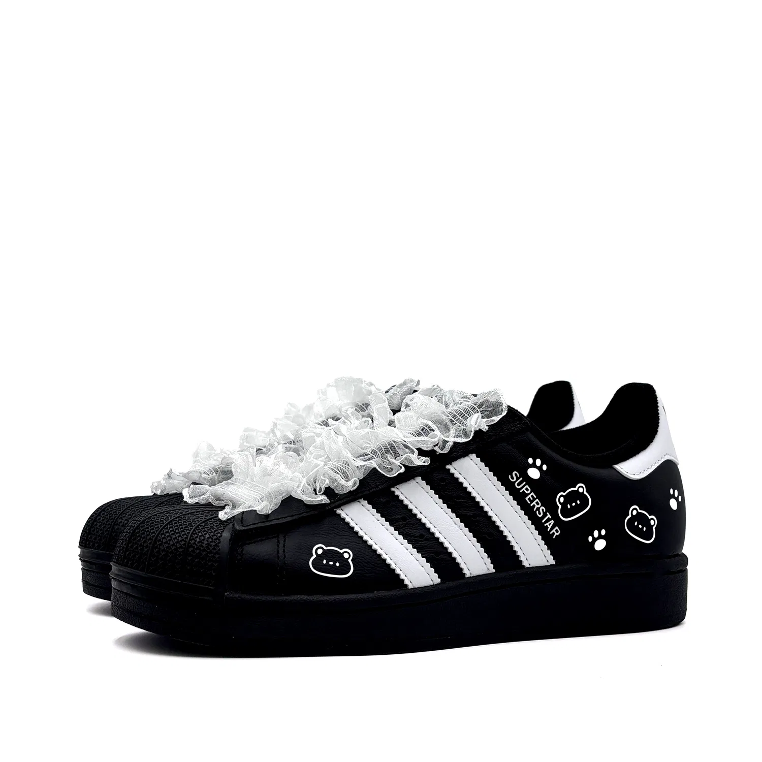 Детские кроссовки для скейтбординга Superstar 2, Adidas Originals, Black — фото 4