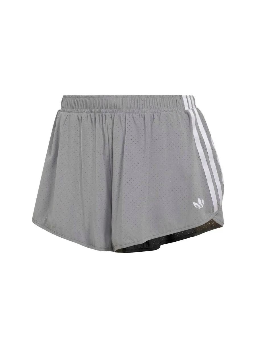 Спортивные брюки ADIDAS PERFORMANCE свободного кроя серого цвета
