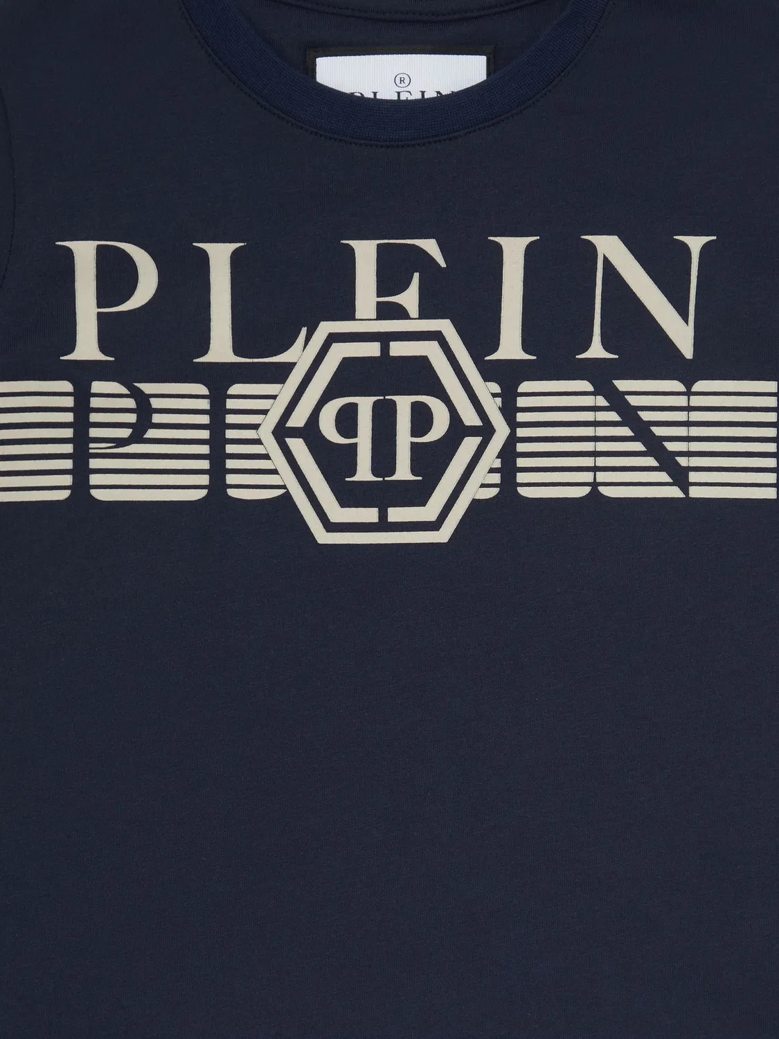 Футболка с логотипом, синяя Philipp Plein, синий — фото 2