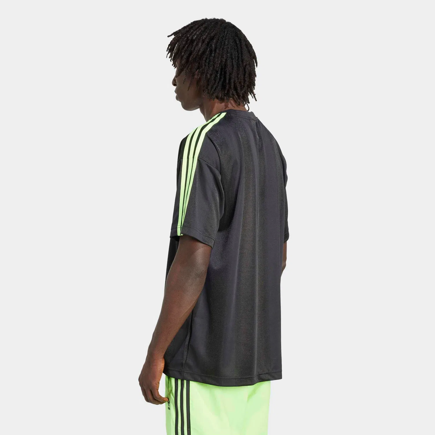 Мужская футболка с принтом Adidas Originals, Black/Signal Green — фото 2