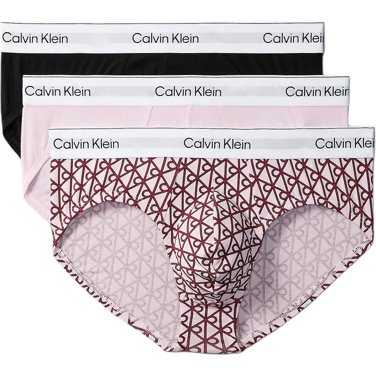 Мужские трусы-слипы 3 шт, Calvin Klein, Multicolor