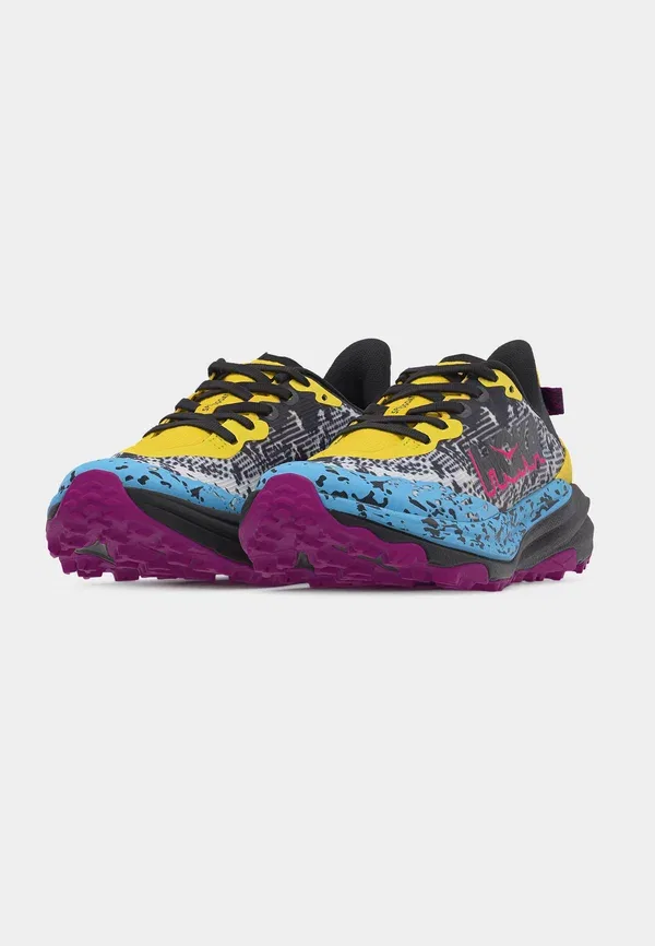 Кроссовки Speedgoat 6 унисекс - беговые кроссовки для неровных поверхностей Hoka, черный — фото 3