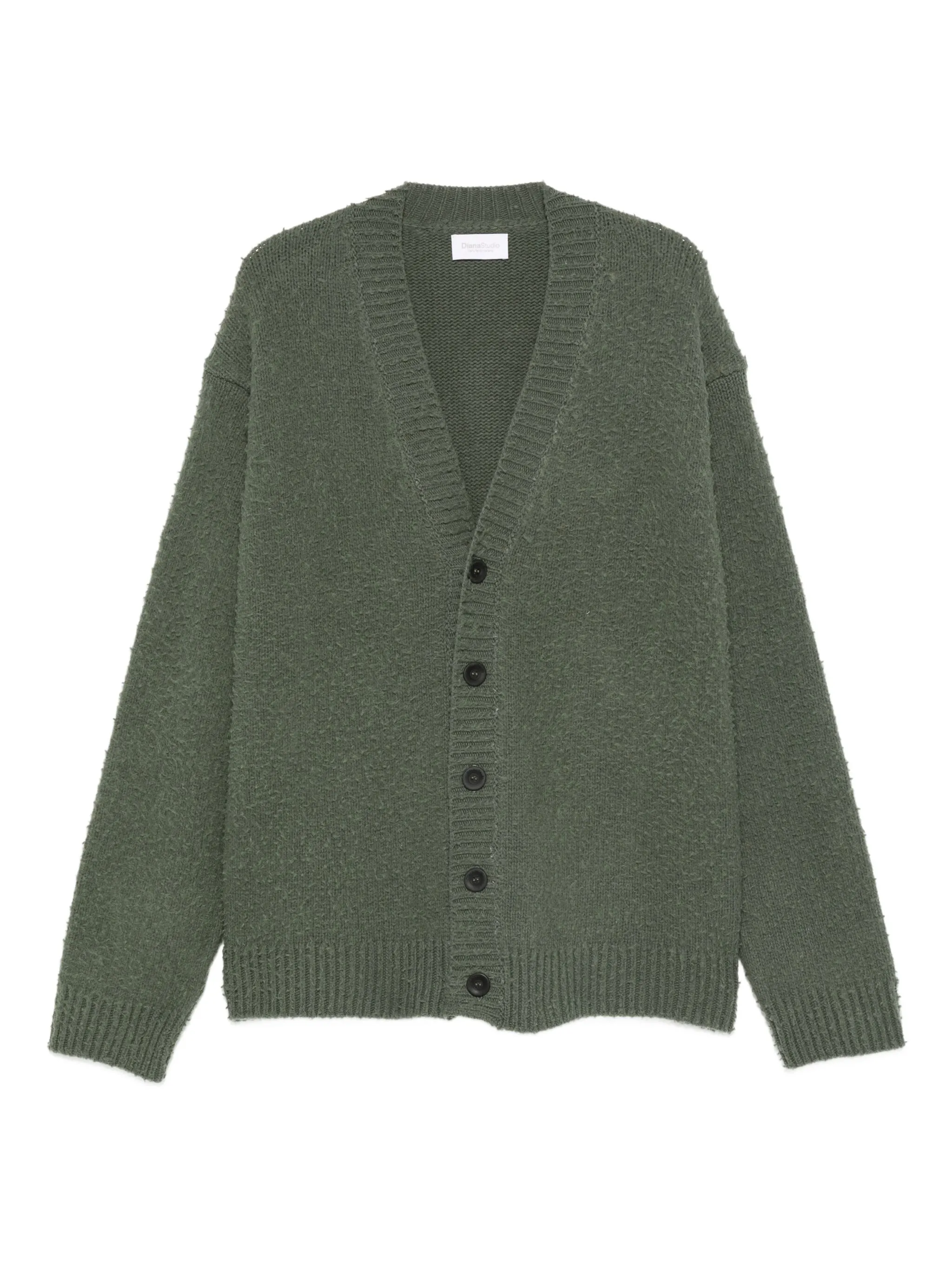 

Кардиган с V-образным вырезом Diana Studio, зеленый