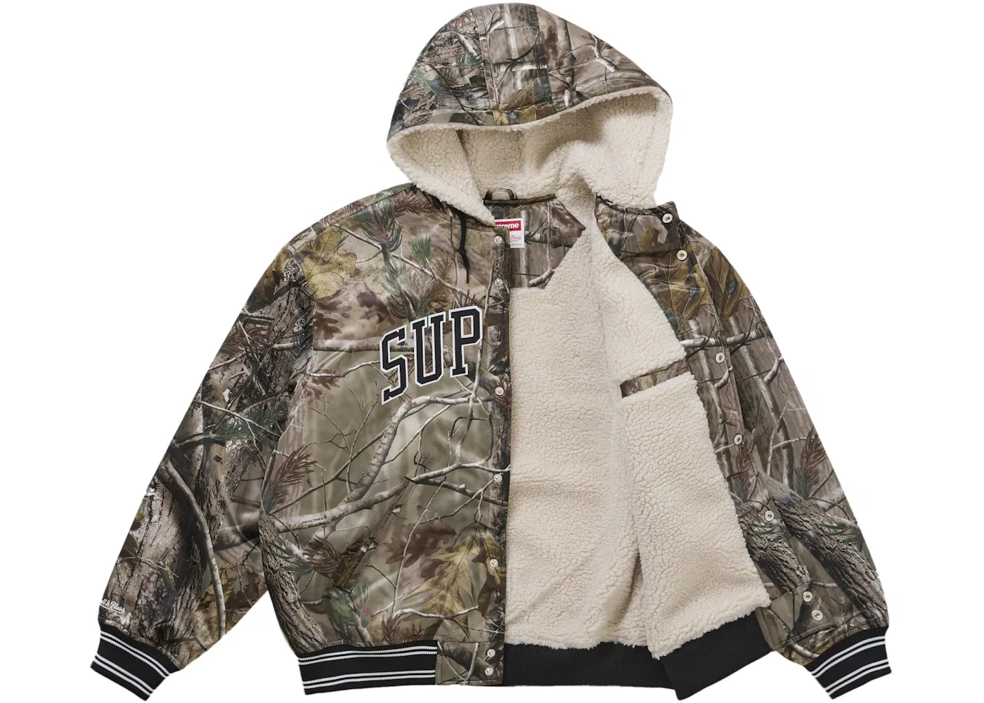 Мужская куртка-бомбер с капюшоном с камуфляжным принтом Jacket Supreme, Realtree AP Camo — фото 2