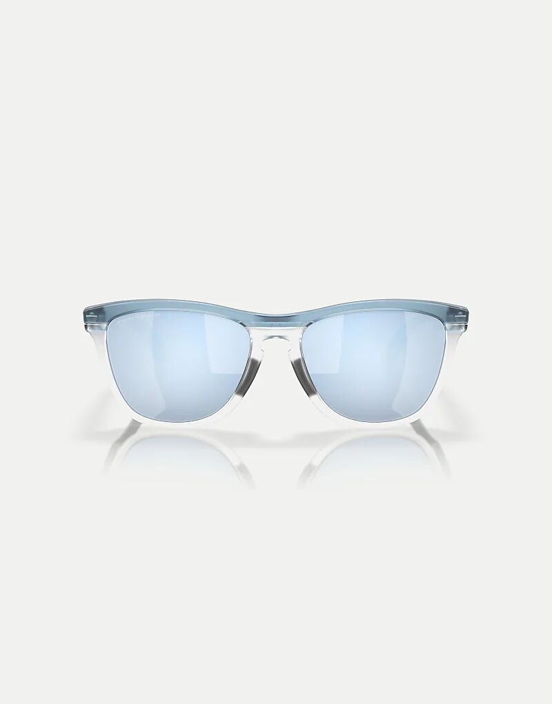 

Солнцезащитные очки Oakley Frogskins с круглыми поляризованными линзами синего цвета с прозрачным эффектом потертости