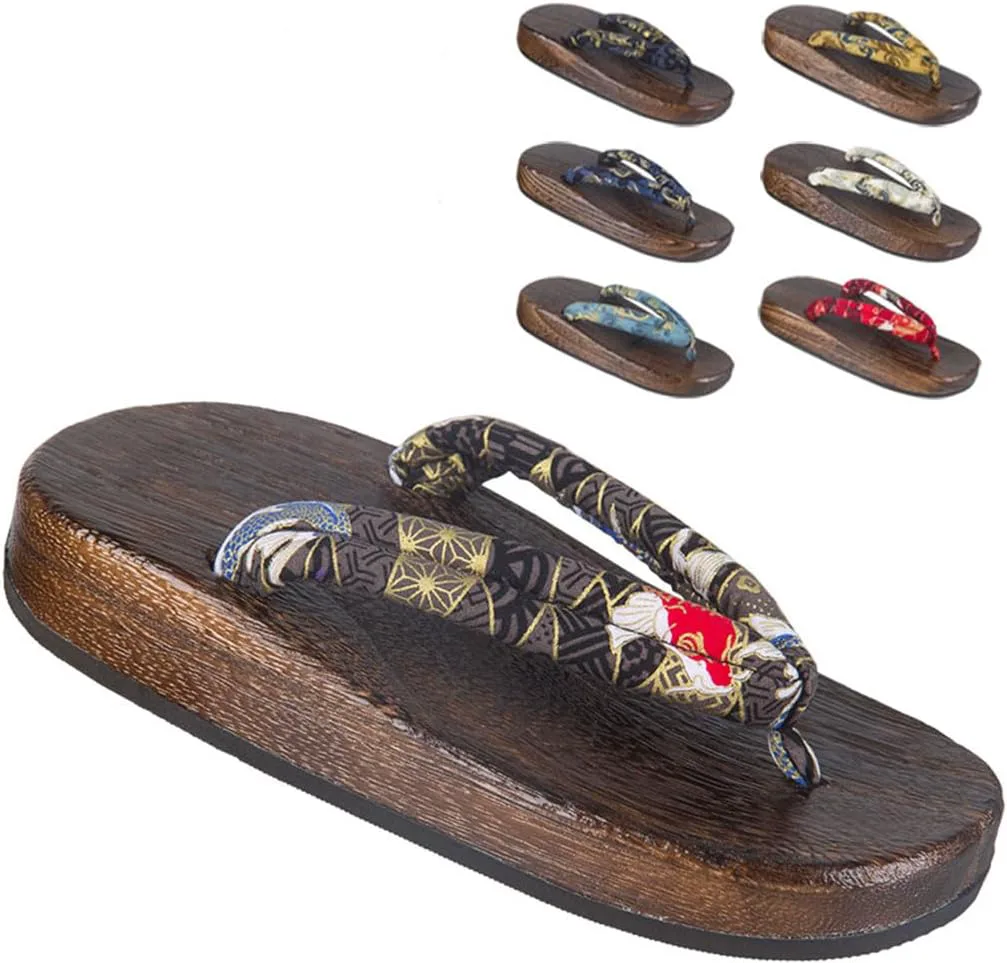 

Clog Shoes,high-density EVA sole, anti slip and wear-resistant Japanese style сандалии for home use, men's and women's beach flip flops BYDZKJ, синий