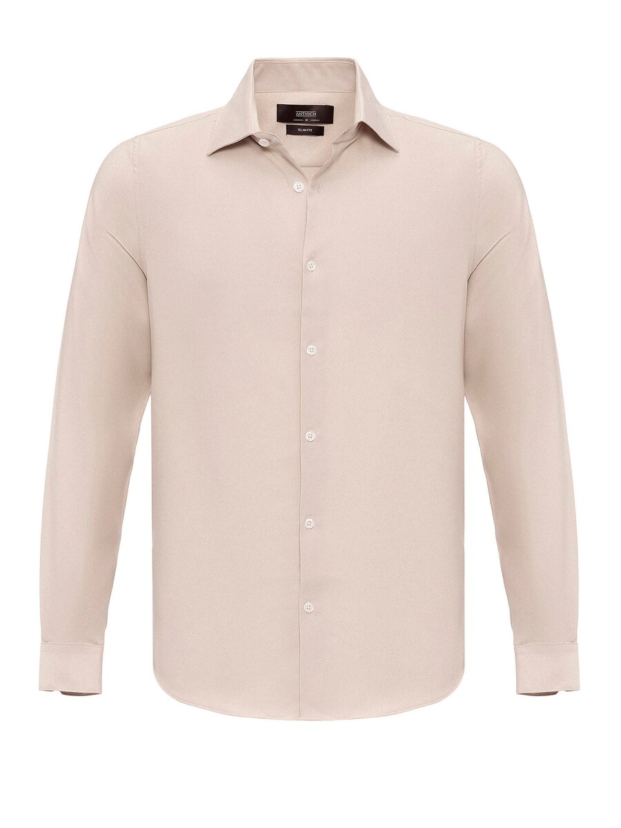 

Рубашка Slim Fit на пуговицах Antioch, бежевый