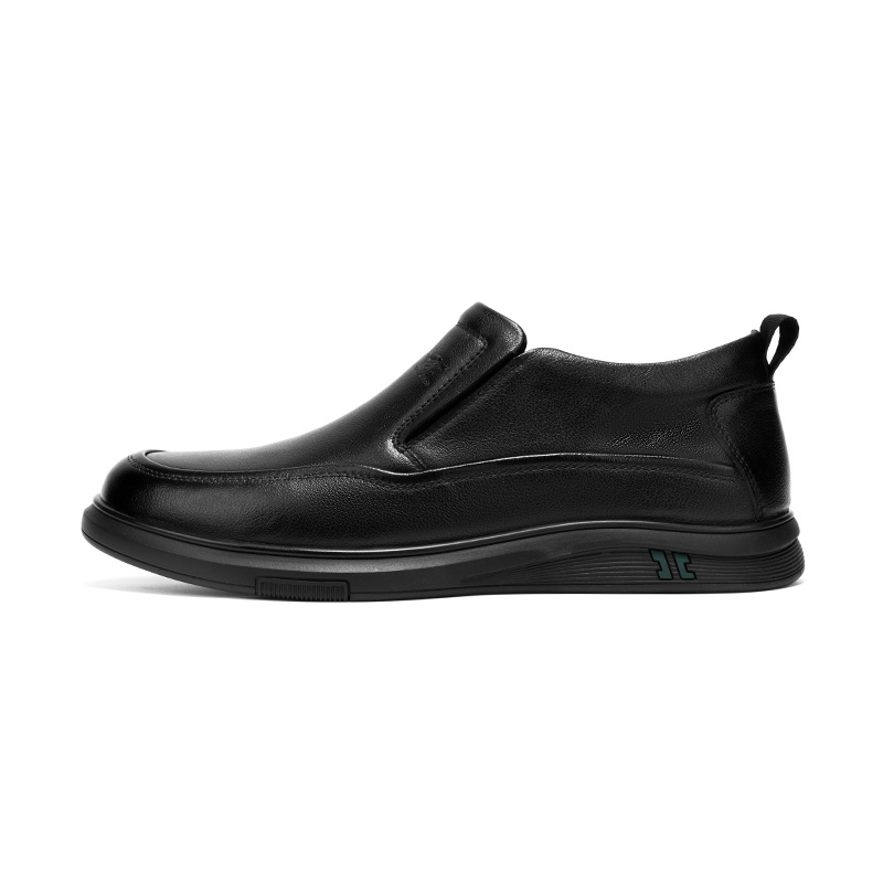 

SEPTWOLVES Кожаные повседневные туфли Top Grain Cow Leather для мужчин, черные