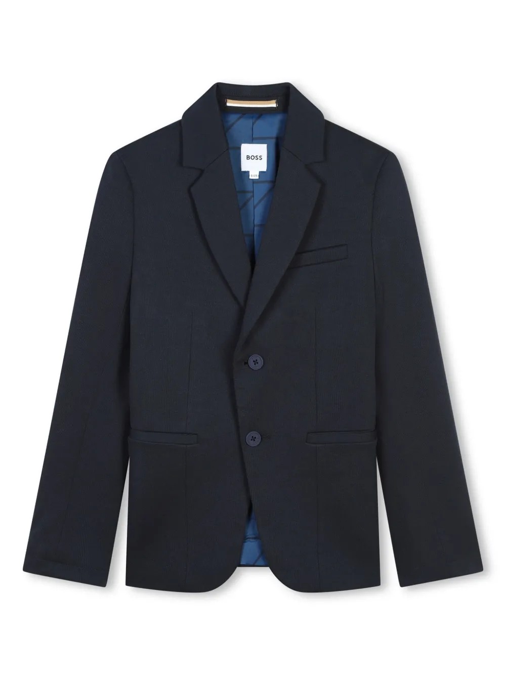 

Однобортный блейзер BOSS Kidswear, синий