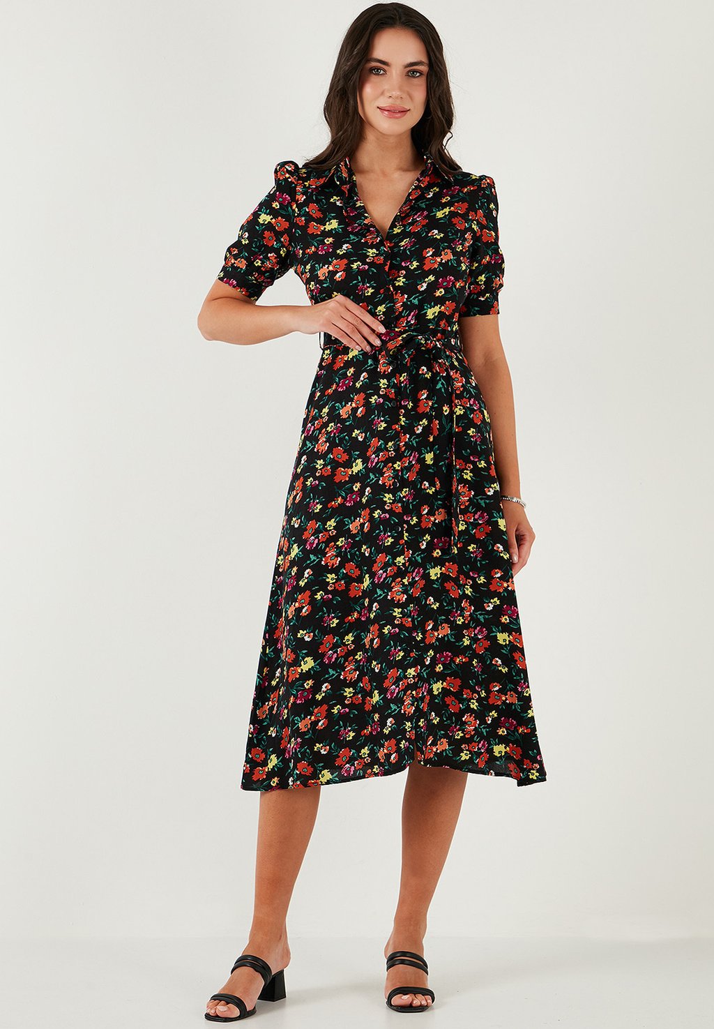 

Платье-рубашка REGULAR FIT LELA, черный
