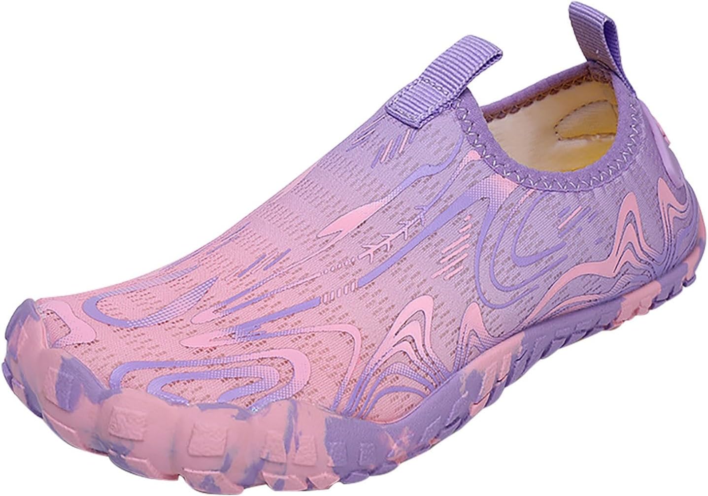 

Мужские водные тапочки, быстро сохнущие водные носки, обувь для ходьбы для каякинга, лодочных прогулок, походов, серфинга и активного отдыха на открытом воздухе Generic, фиолетовый