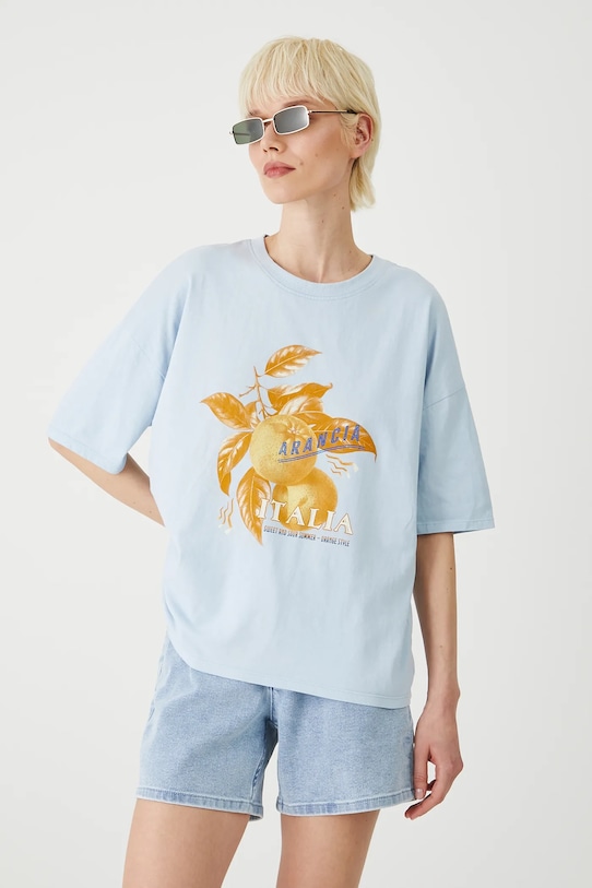 

Хлопковая футболка Medicine, синий