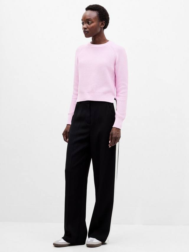 

Джемпер Lily Cotton с длинными рукавами и круглым вырезом French Connection, Violet Pink