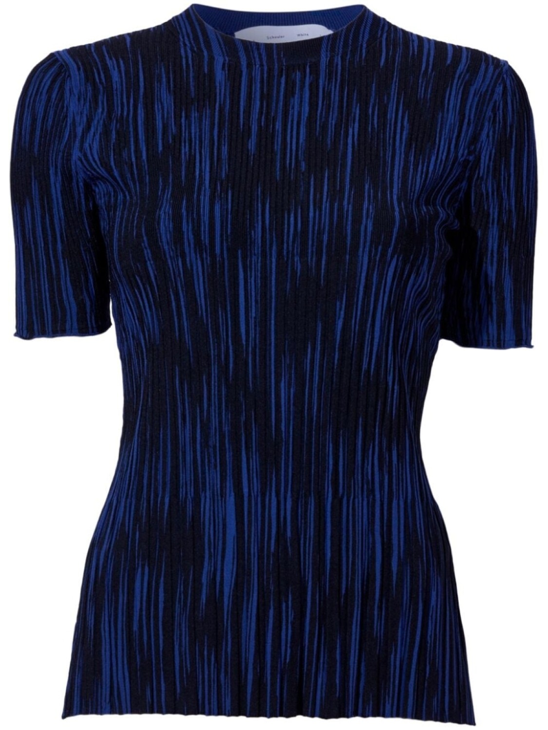 

Proenza Schouler White Label топ Foster в рубчик с принтом, синий
