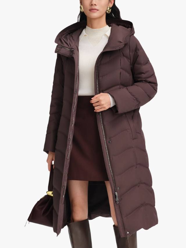 

Стеганая куртка полной длины из гусиного пуха Bosideng, Chesnut Cocoa