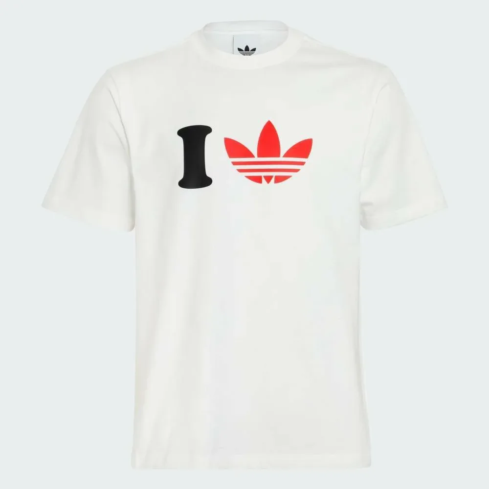 Футболка с коротким рукавом Eye Trefoil Adidas, white