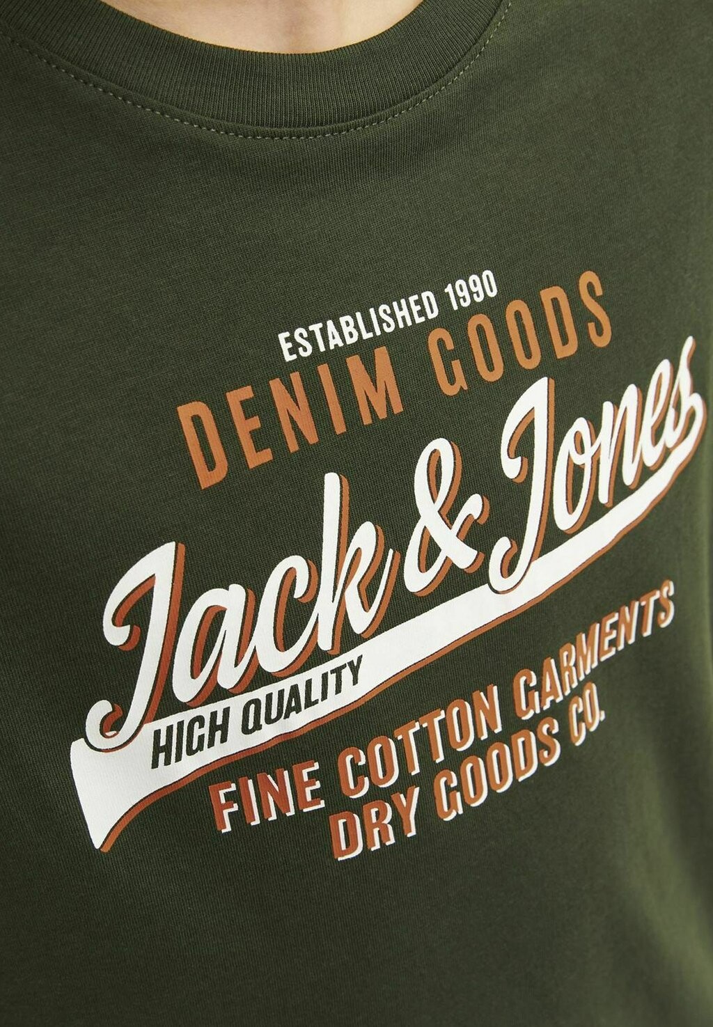 

Футболка с принтом JJELOGO O-NECK Jack & Jones, зеленый