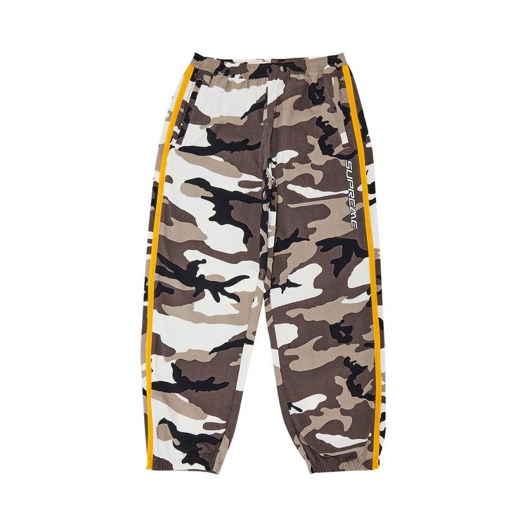 

Брюки Supreme Contrast Zip Warm Up Pant, Snow Camo