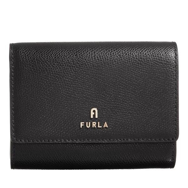 

Кошелек furla camelia m compact wallet flap Furla, черный