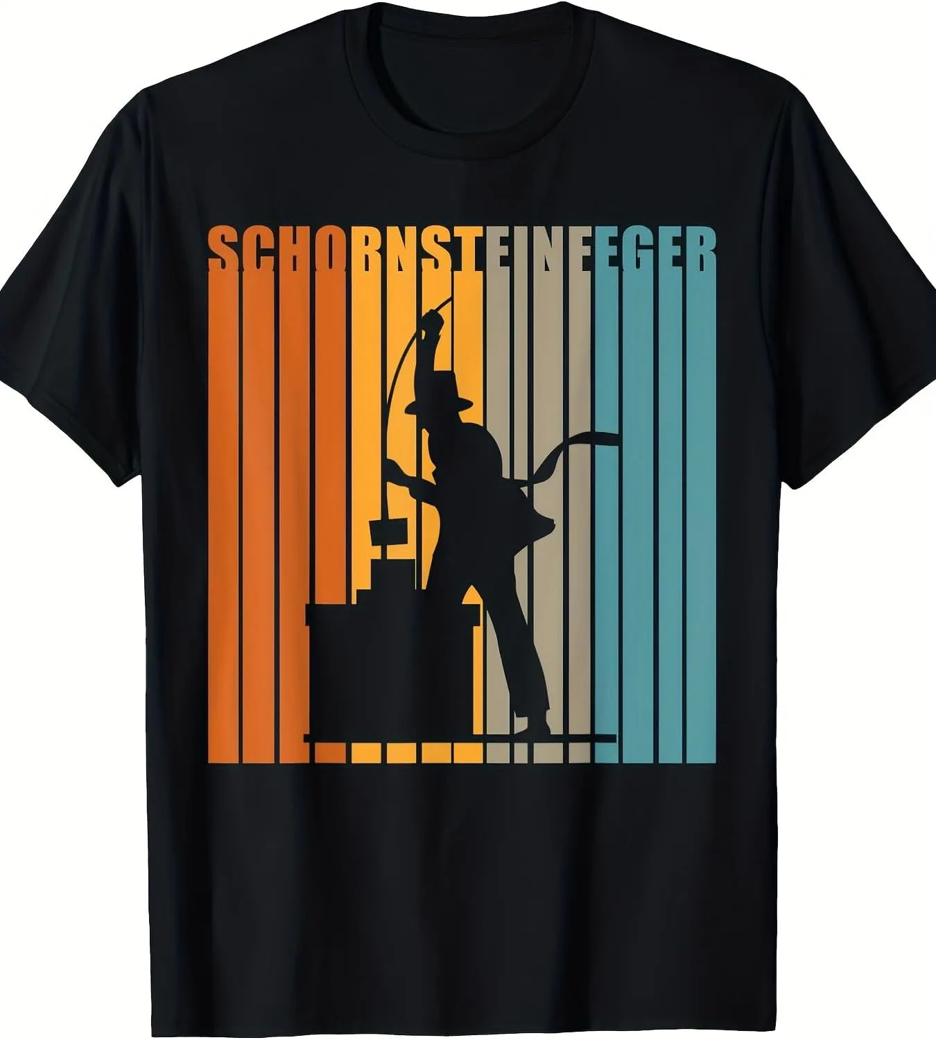 

Мужская футболка с принтом SCHRONSTEINSEER Orange Blue Print, хлопок, спортивный стиль NEKO MENA