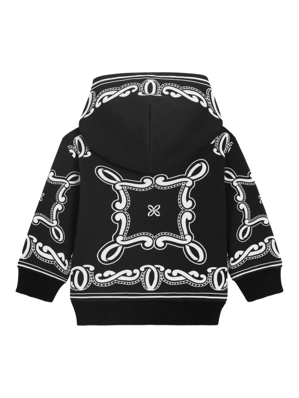 Худи с принтом Dolce & Gabbana Kids, черный — фото 2