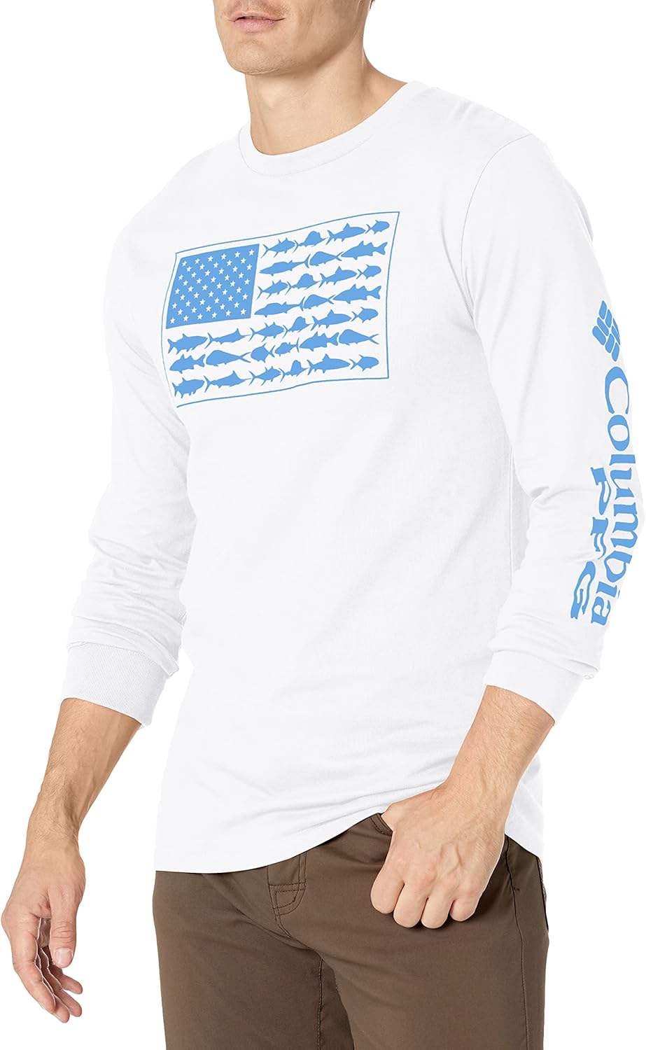 

Мужская футболка Columbia с длинным рукавом для активного отдыха, рыбалки, кемпинга, пешего туризма, White With Storm, Белый, Мужская футболка Columbia с длинным рукавом для активного отдыха, рыбалки, кемпинга, пешего туризма, White With Storm