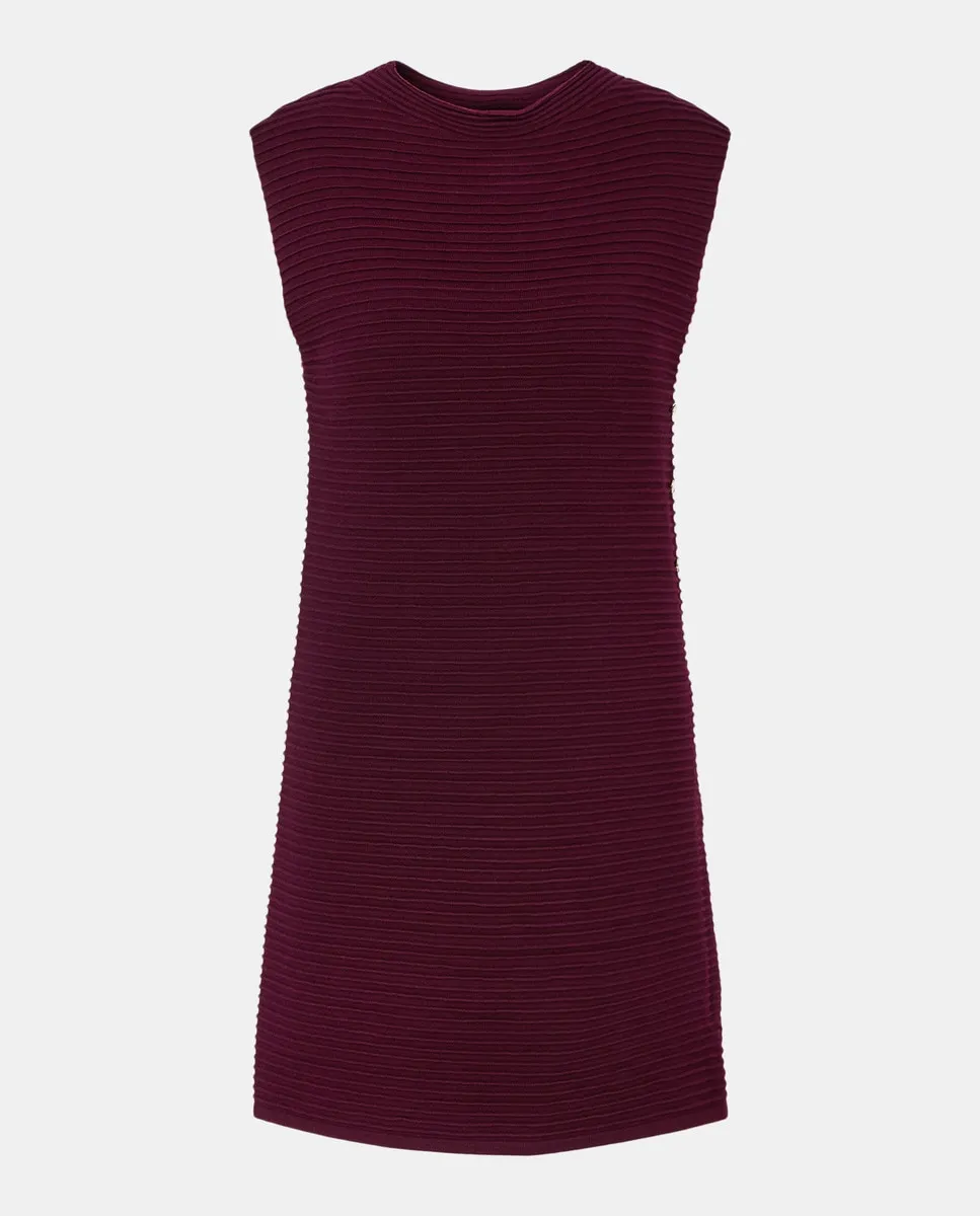 

Женский свитер с рельефным узором Easy Wear, бордовый