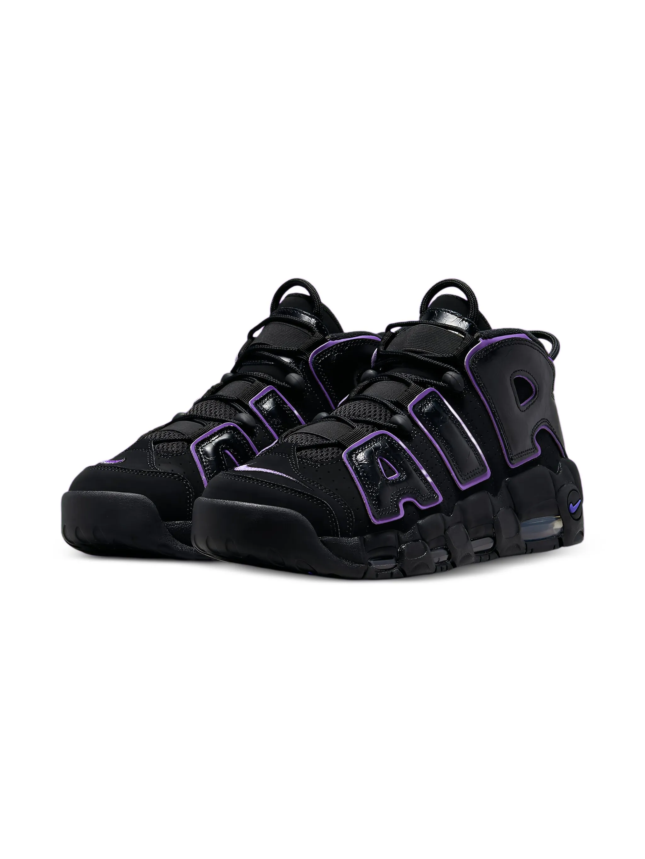 Кроссовки Air More Uptempo Action Grape Nike Kids, черный — фото 3
