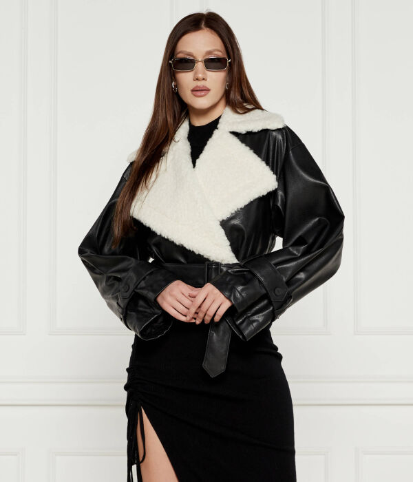 

Куртка Anitta-1 Cropped Fit Hugo, черный