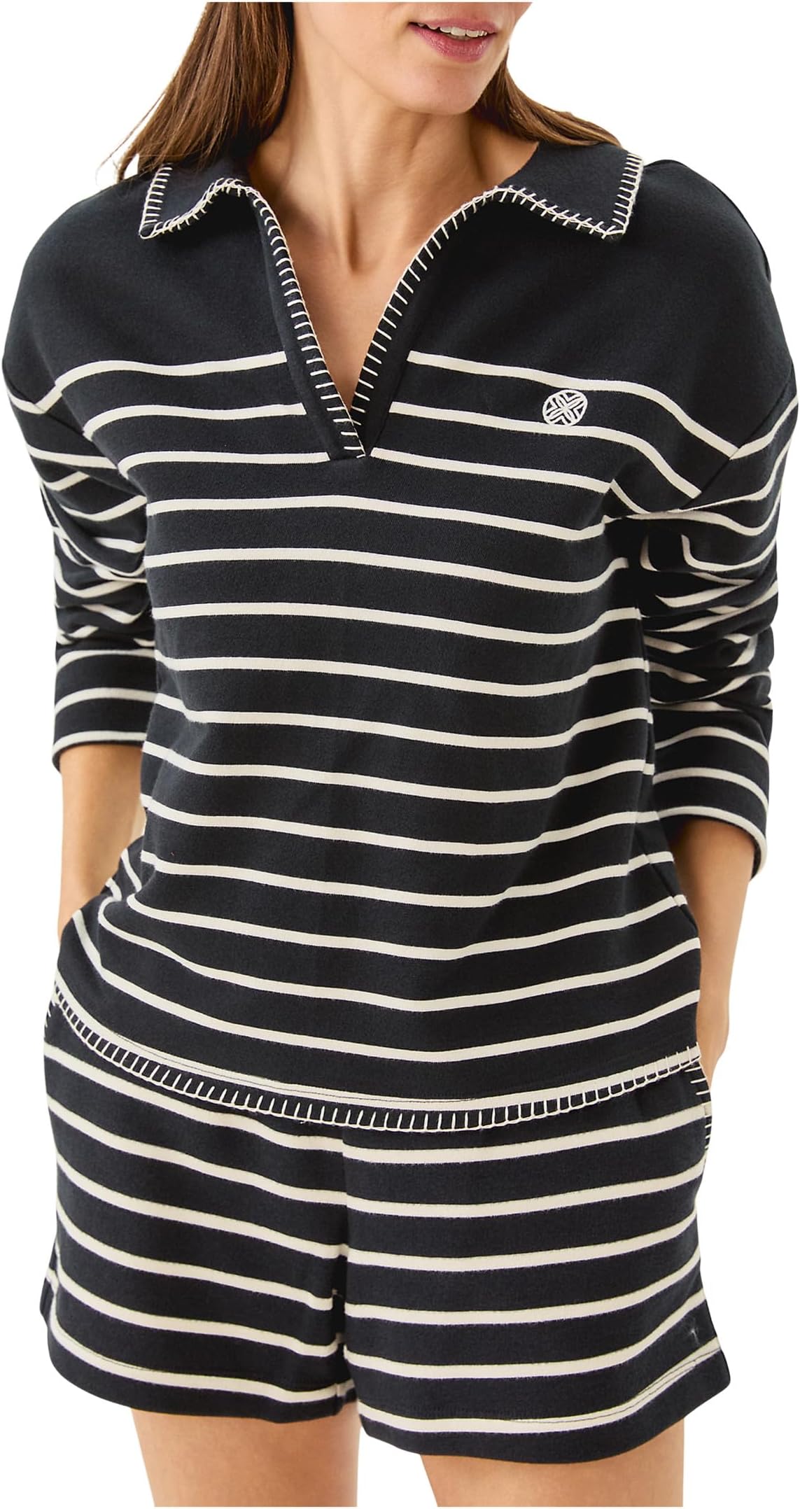 

Женский пуловер Corvaya Lilly Pulitzer, Noir Legacy Stripe