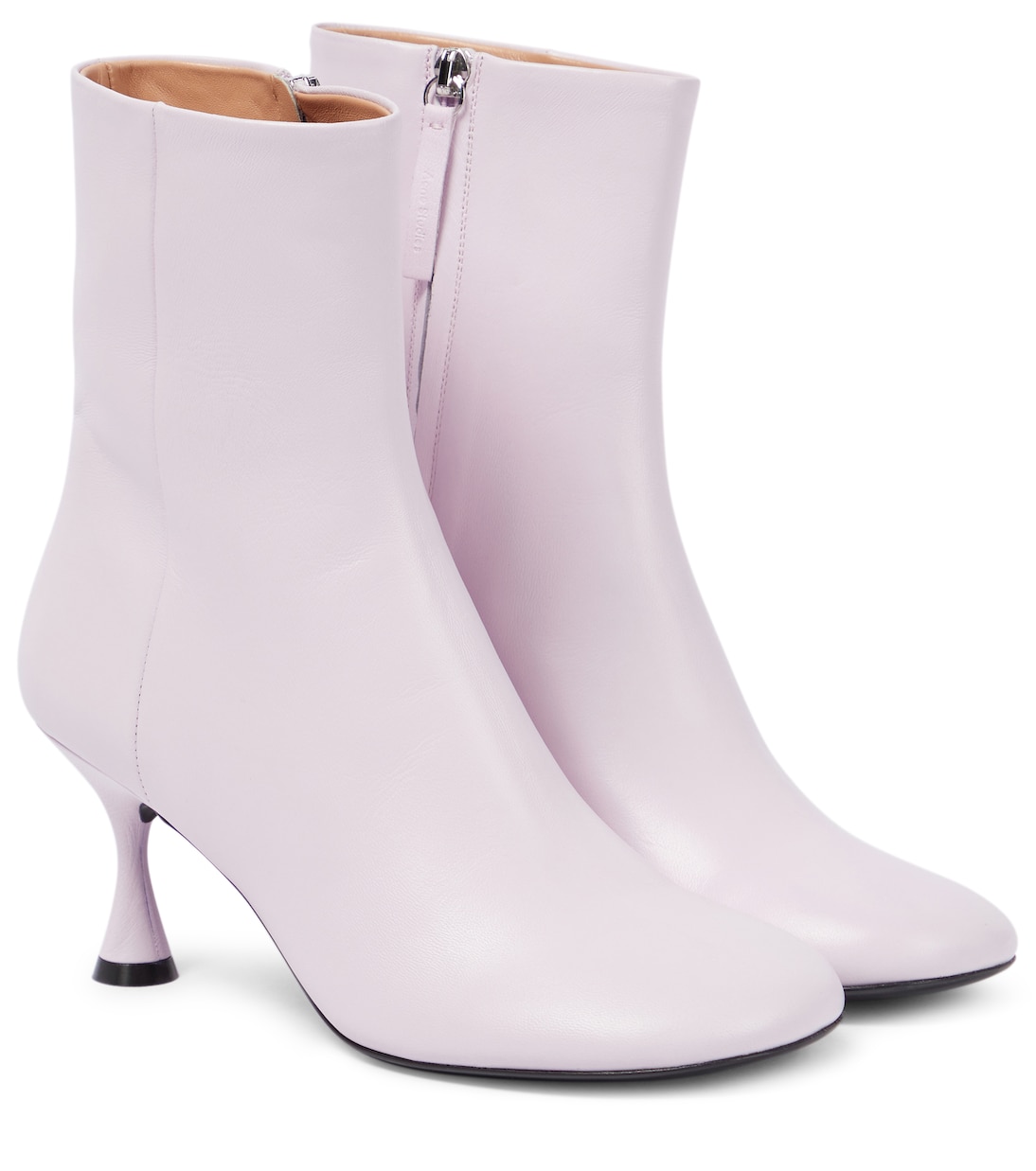 Кожаные ботильоны Acne Studios, Lilac Purple