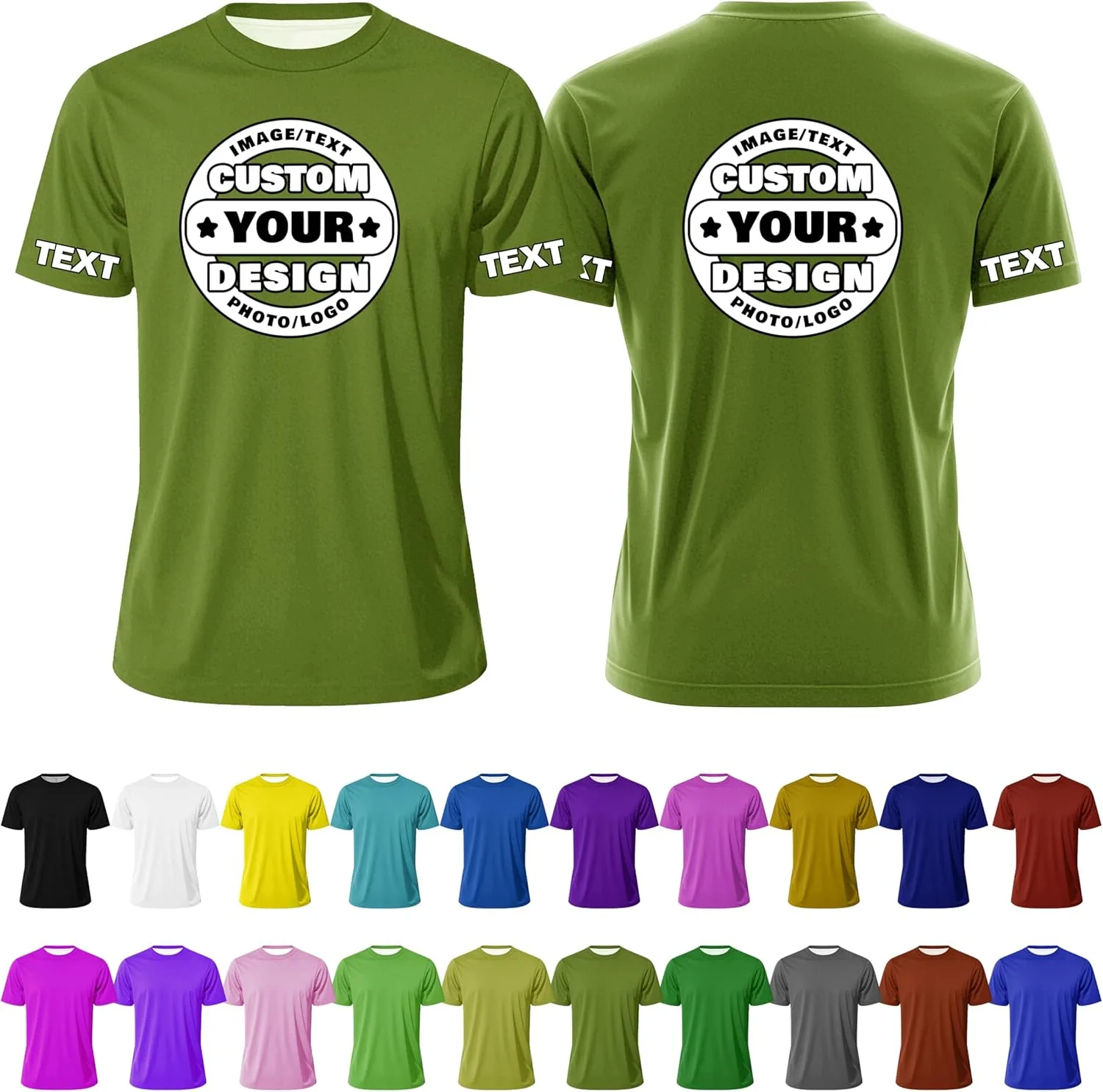 

Футболка Custom с вашим дизайном Dewckte