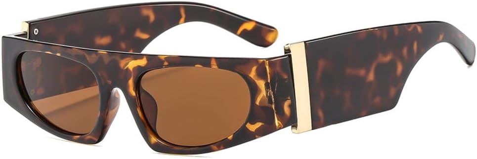 

Ретро-солнцезащитные очки «кошачий глаз» для женщин с градиентным переходом цвета, широкие дужки; панк-солнцезащитные очки с защитой от УФ-излучения UV400 для мужчин VFDHN, 6