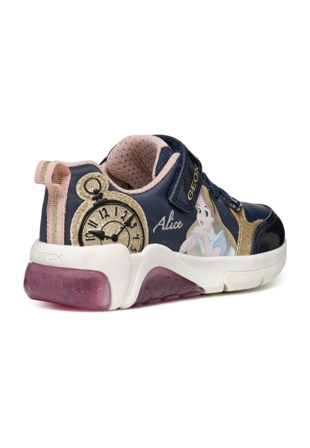 

Кроссовки LIGHT UP DISNEY ALICE J FADINLIGHT GIRL LIGHT UP Geox, темно-синий