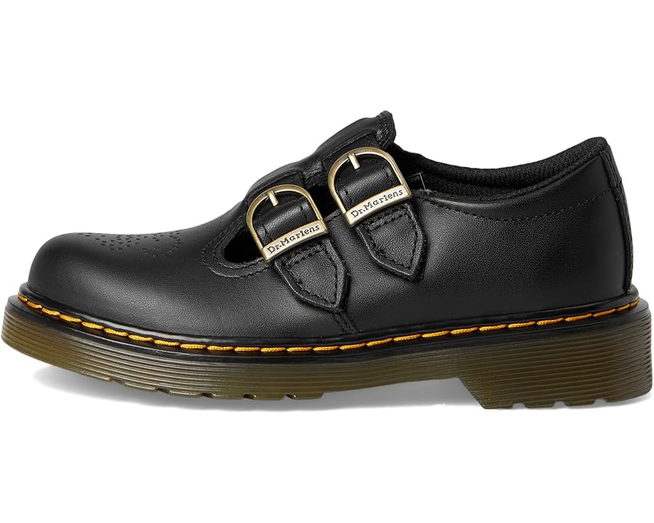 Детские балетки Dr. Martens 8065 Mary Jane (Little Kid/Big Kid) Dr. Martens Kid's Collection, Black Softy T — фото 4