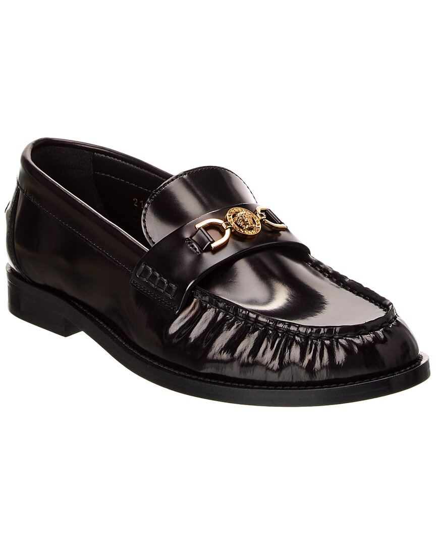 Кожаные мокасины Versace